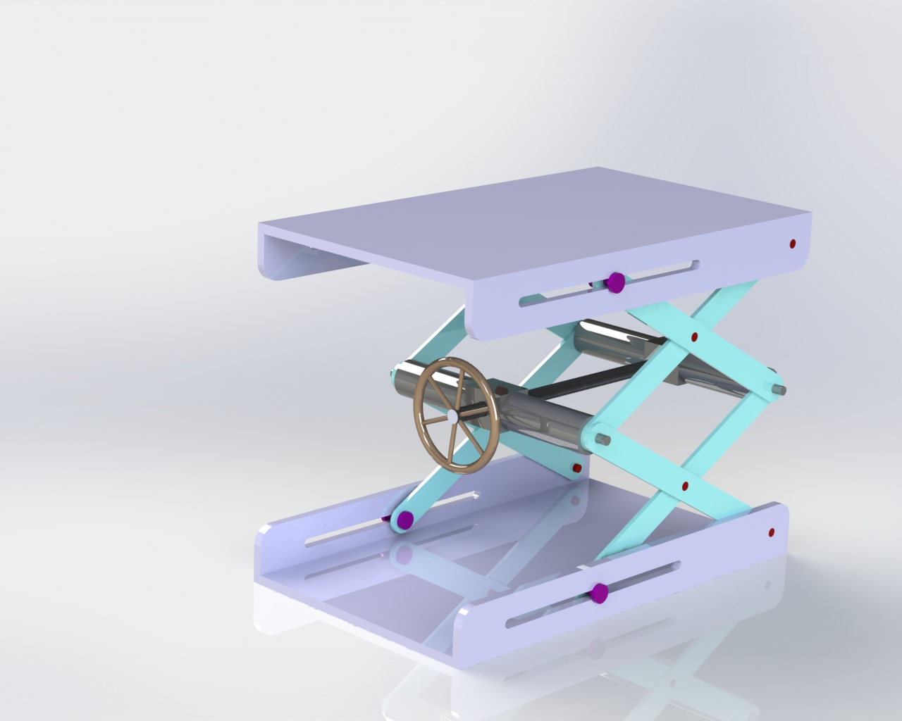 手动剪叉式升降平台